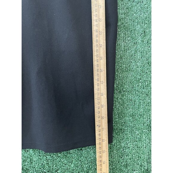 A'Gaci Black and White Striped Bodycon Dress Zip Sleeveless Size Medium - Picture 8 of 12